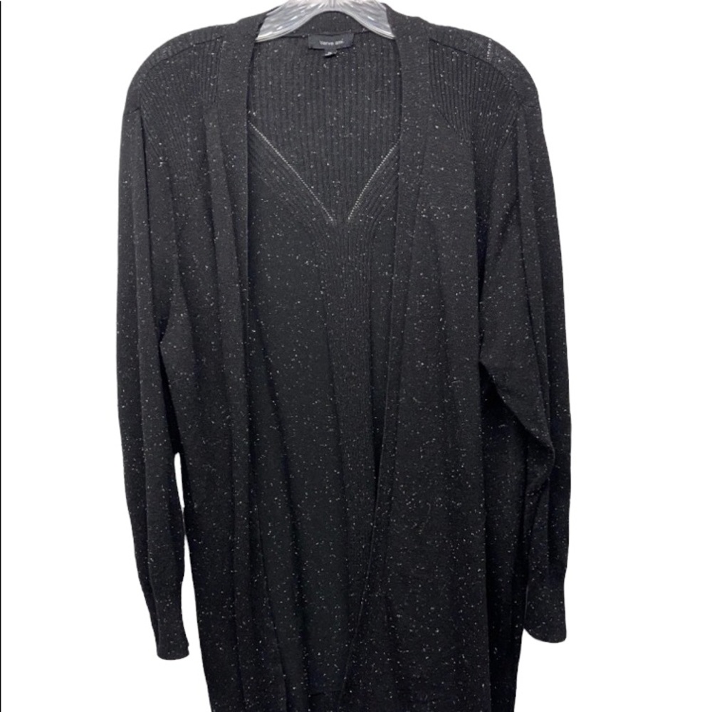 Verve Ami Cardigan Black Long Sleeve Sweater 1X